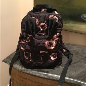 Marc Jacobs Floral Print Nylon Backpack